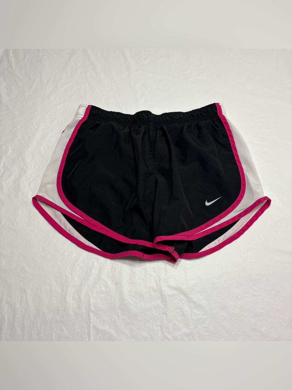 Nike Dri Fit Lined Running Shirts Black Pink Women’s Medium
